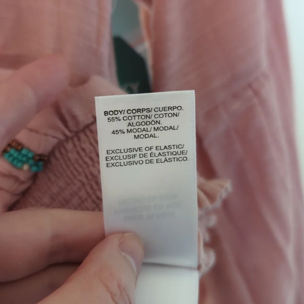 Lucky brand Beaded Surplice Wrap Top - Picture 7 of 7